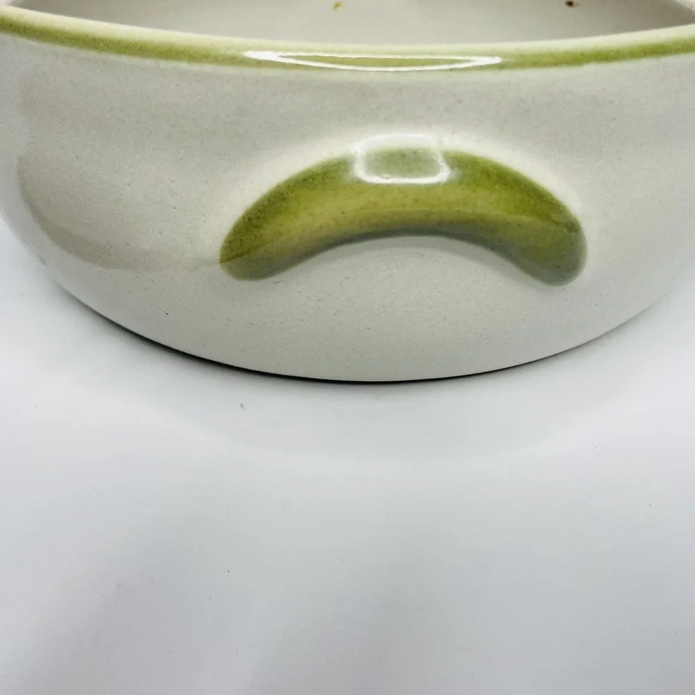 Louisville Pottery Stoneware Pineapple Print 2 qt. Round Covered Casserole w/Lid